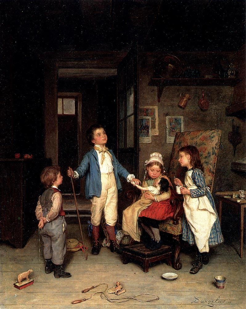 André - Henri Dargelas, La visita del dottore